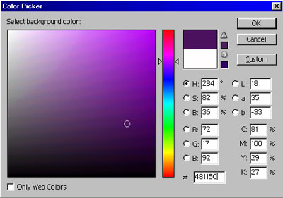 background color picker